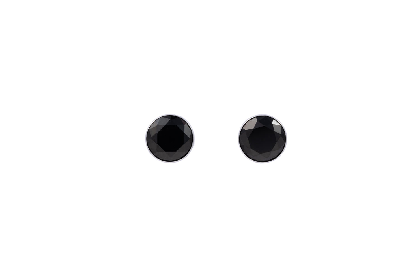 "Mikaela" Black in Stainless Steel – Sold as a Pair or Individually