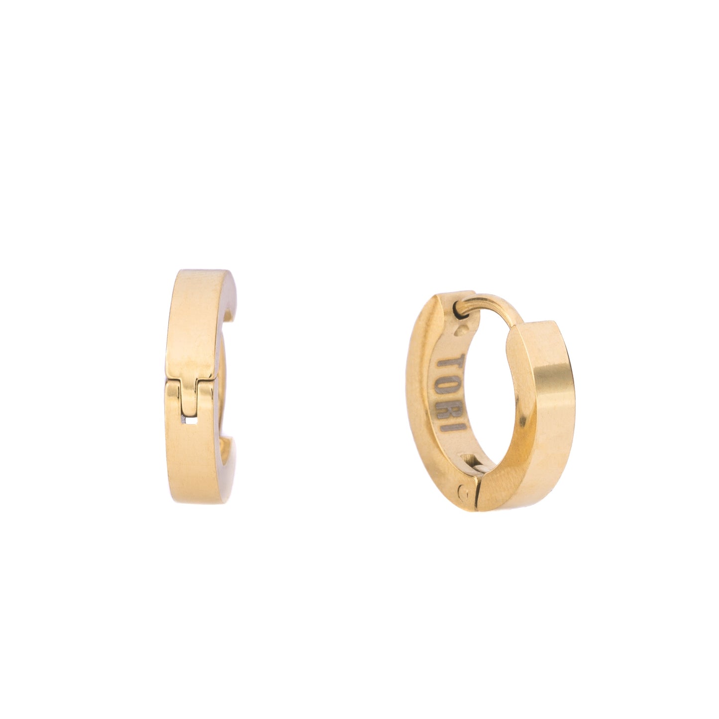 "Theresa" 4mm Thickness in Gold Plated – Sold as a Pair or Individually