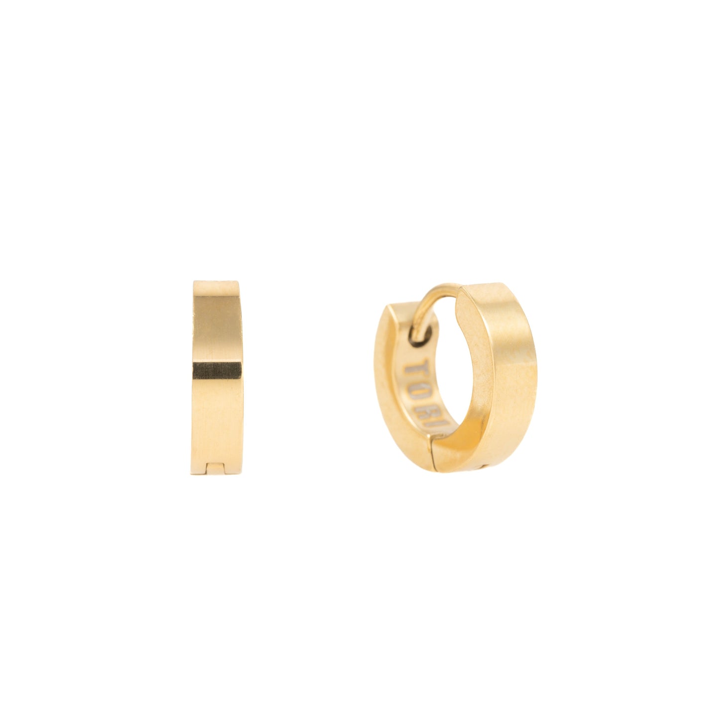 "Theresa" 3mm Thickness in Gold Plated – Sold as a Pair or Individually