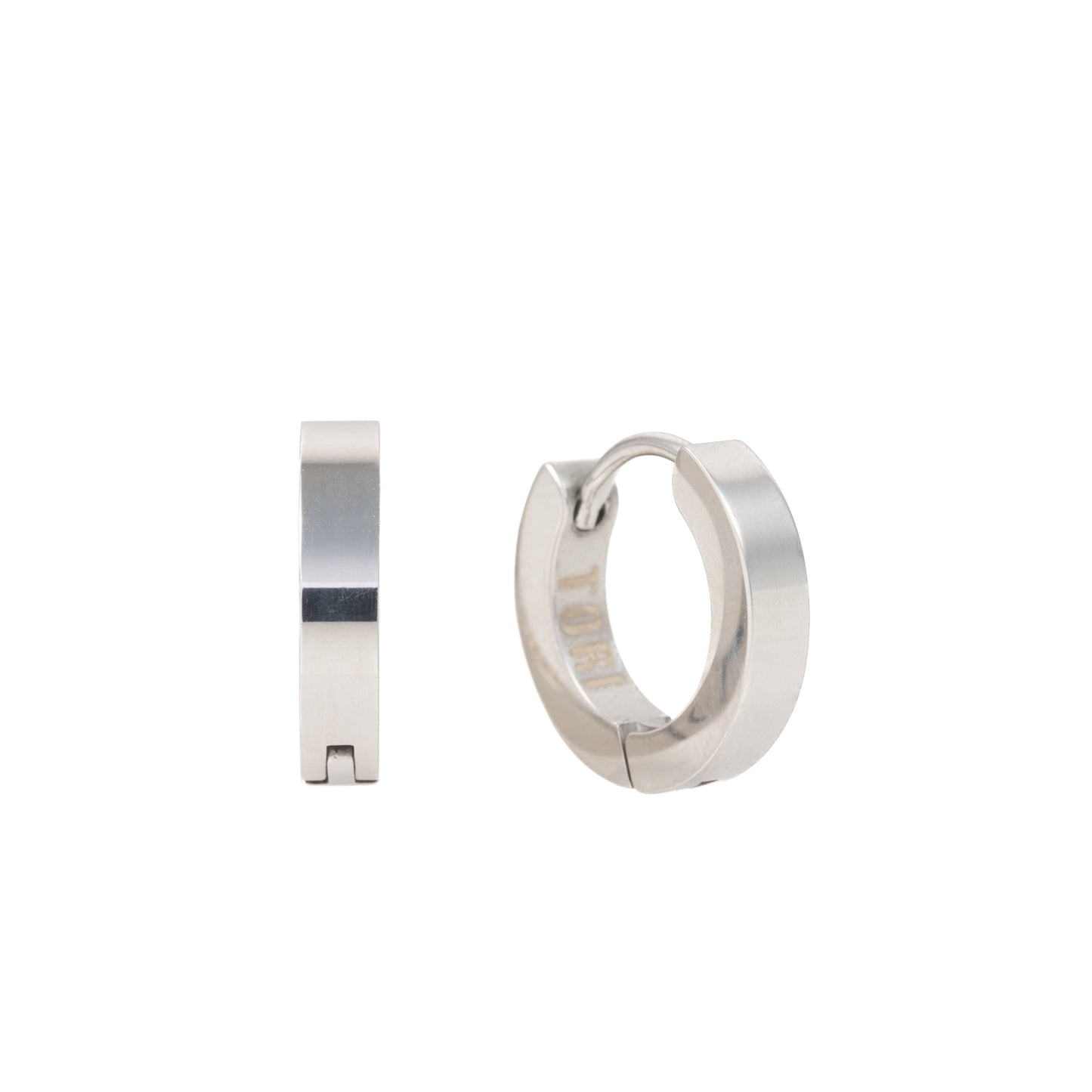 "Theresa" 3mm Thickness in Stainless Steel – Sold as a Pair or Individually
