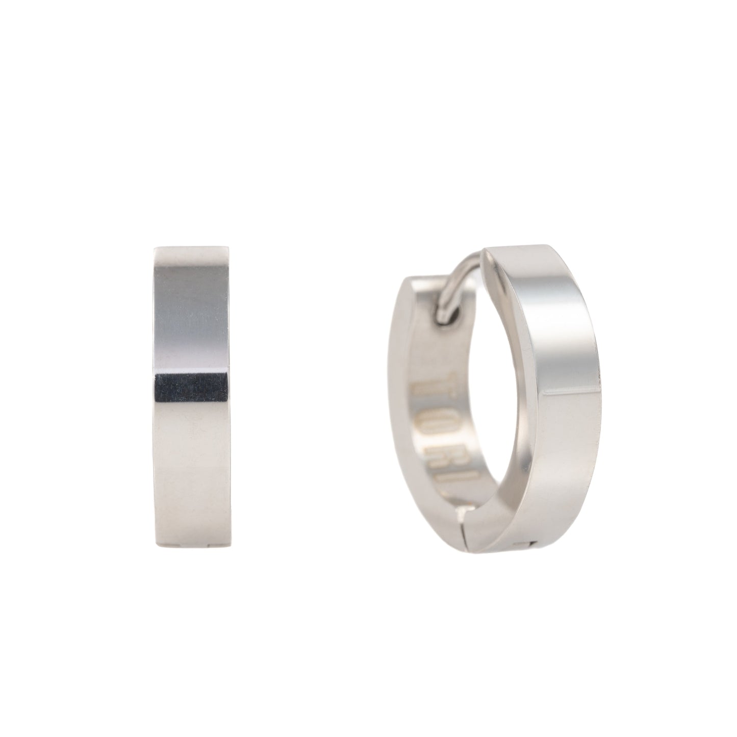 "Theresa" 4mm Thickness in Stainless Steel – Sold as a Pair or Individually