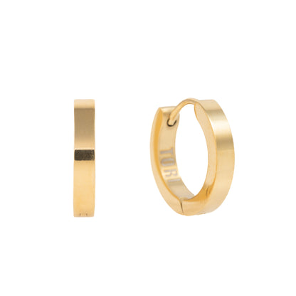"Theresa" 3mm Thickness in Gold Plated – Sold as a Pair or Individually