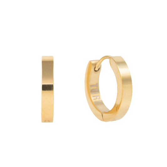 "Theresa" 3mm Thickness in Gold Plated – Sold as a Pair or Individually