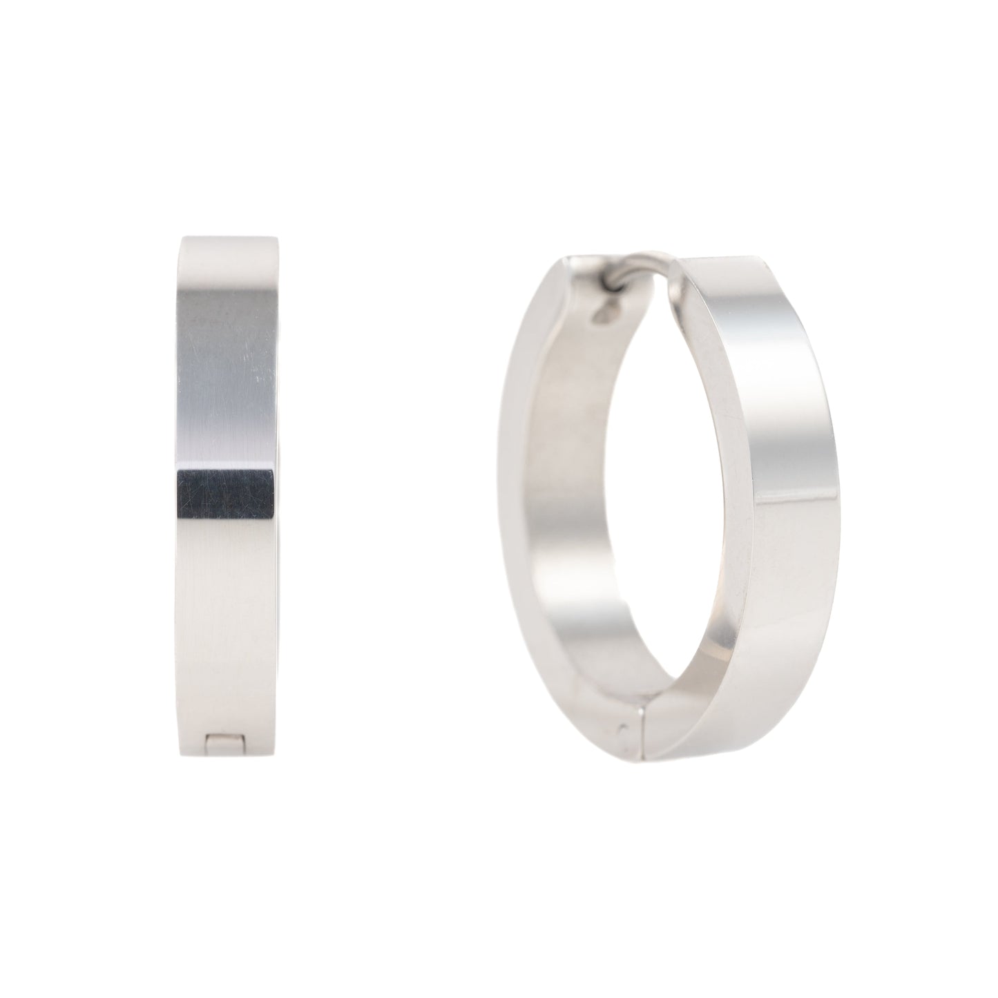 "Theresa" 4mm Thickness in Stainless Steel – Sold as a Pair or Individually