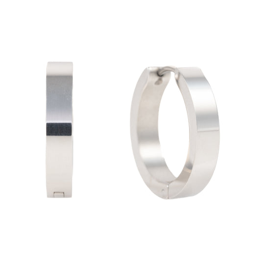 "Theresa" 4mm Thickness in Stainless Steel – Sold as a Pair or Individually