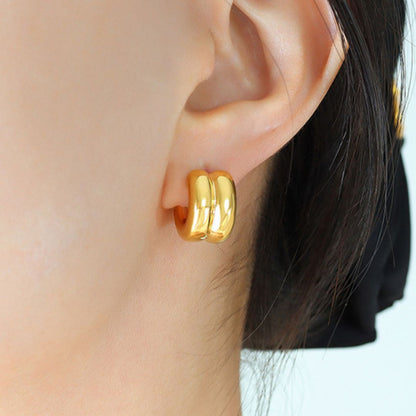 "Ariel" in Gold Plated – Sold as a Pair or Individually