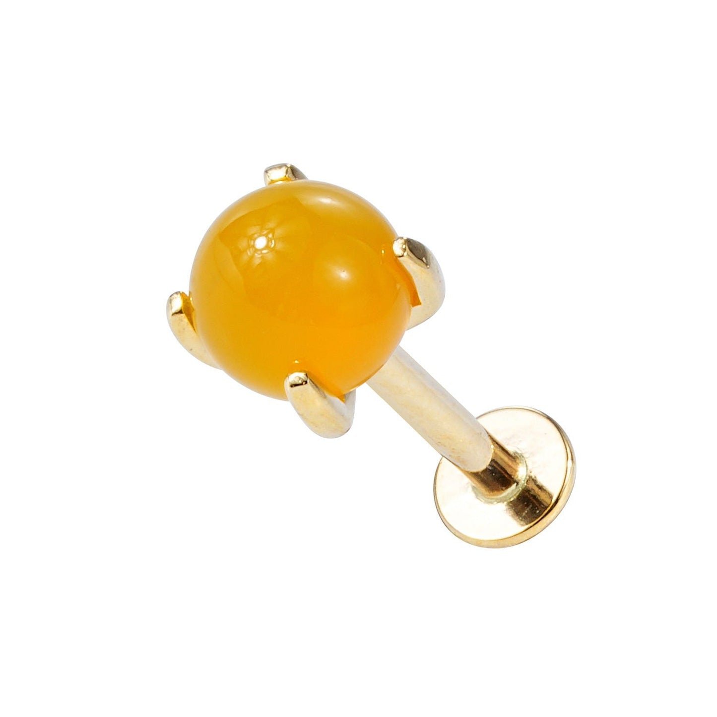 Yellow Agate - Single Earring