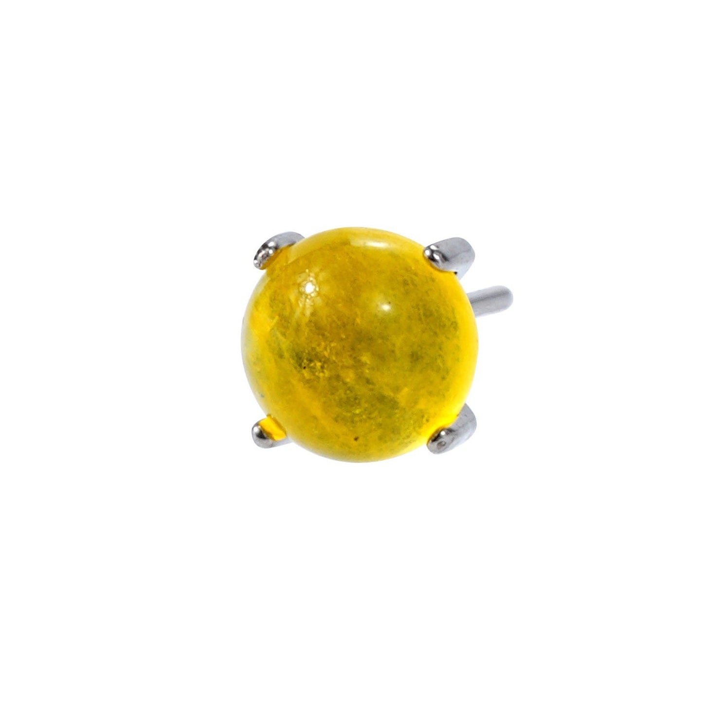 Yellow Agate - Single Earring