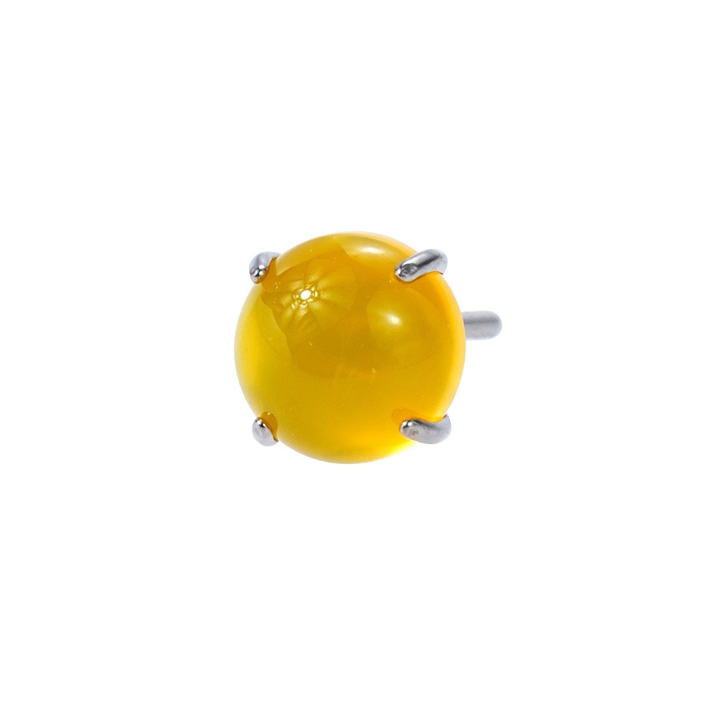 Yellow Agate - Single Earring