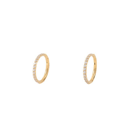 "Valentina" 18G in Gold Plated – Sold as a Pair or Individually