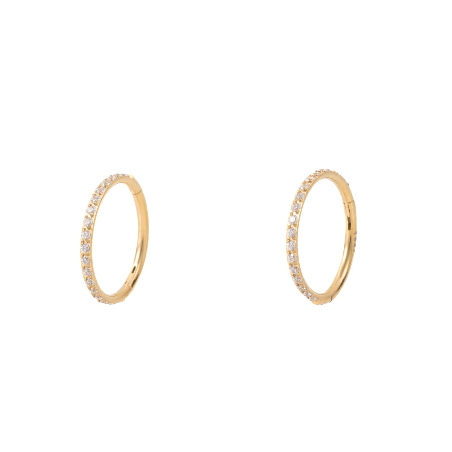 "Valentina" 18G in Gold Plated – Sold as a Pair or Individually