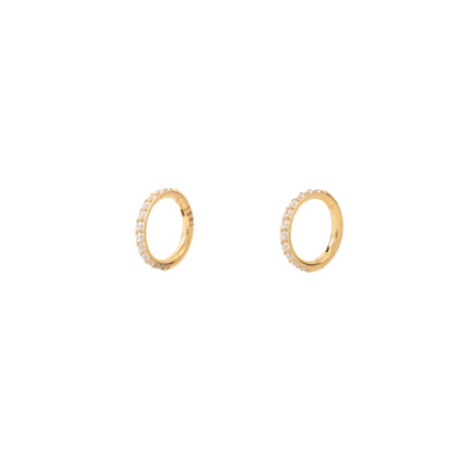 "Valentina" 18G in Gold Plated – Sold as a Pair or Individually