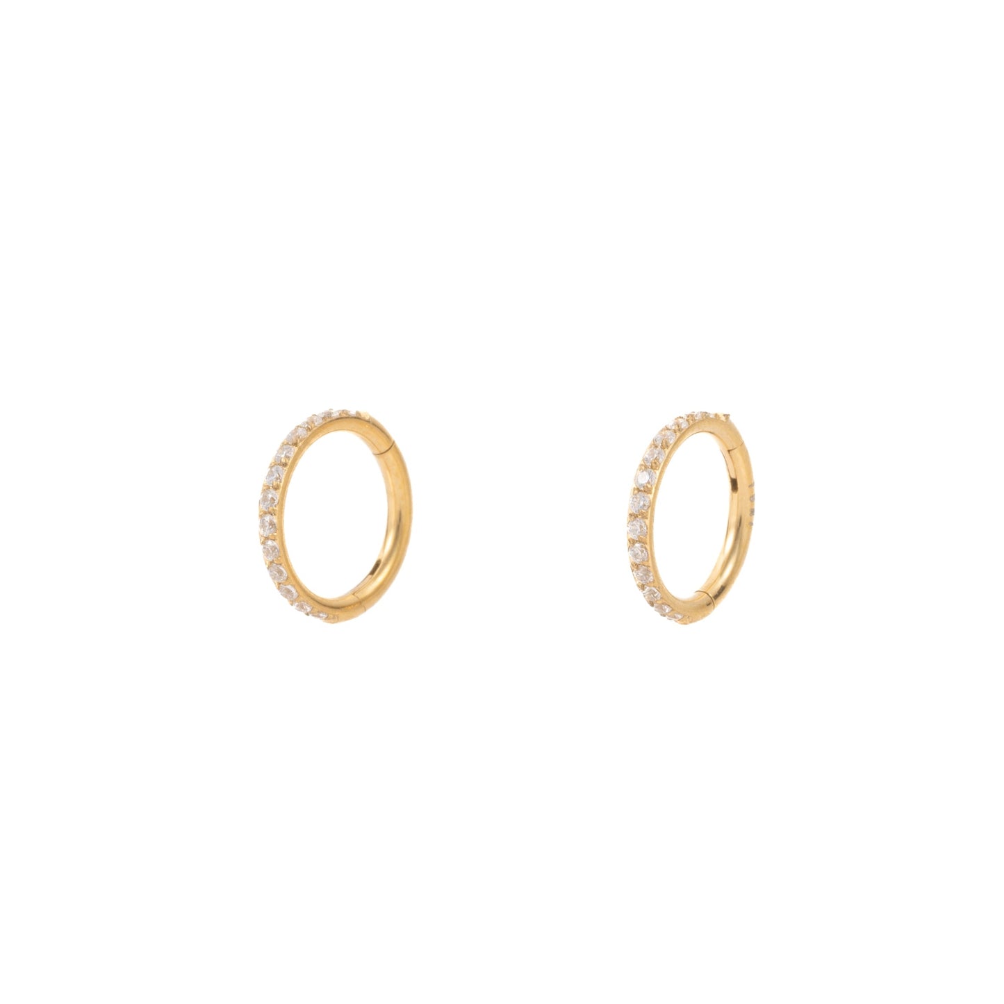 "Valentina" 18G in Gold Plated – Sold as a Pair or Individually