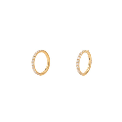 "Valentina" 18G in Gold Plated – Sold as a Pair or Individually