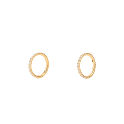 "Valentina" 18G in Gold Plated – Sold as a Pair or Individually