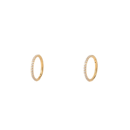 "Valentina" 18G in Gold Plated – Sold as a Pair or Individually