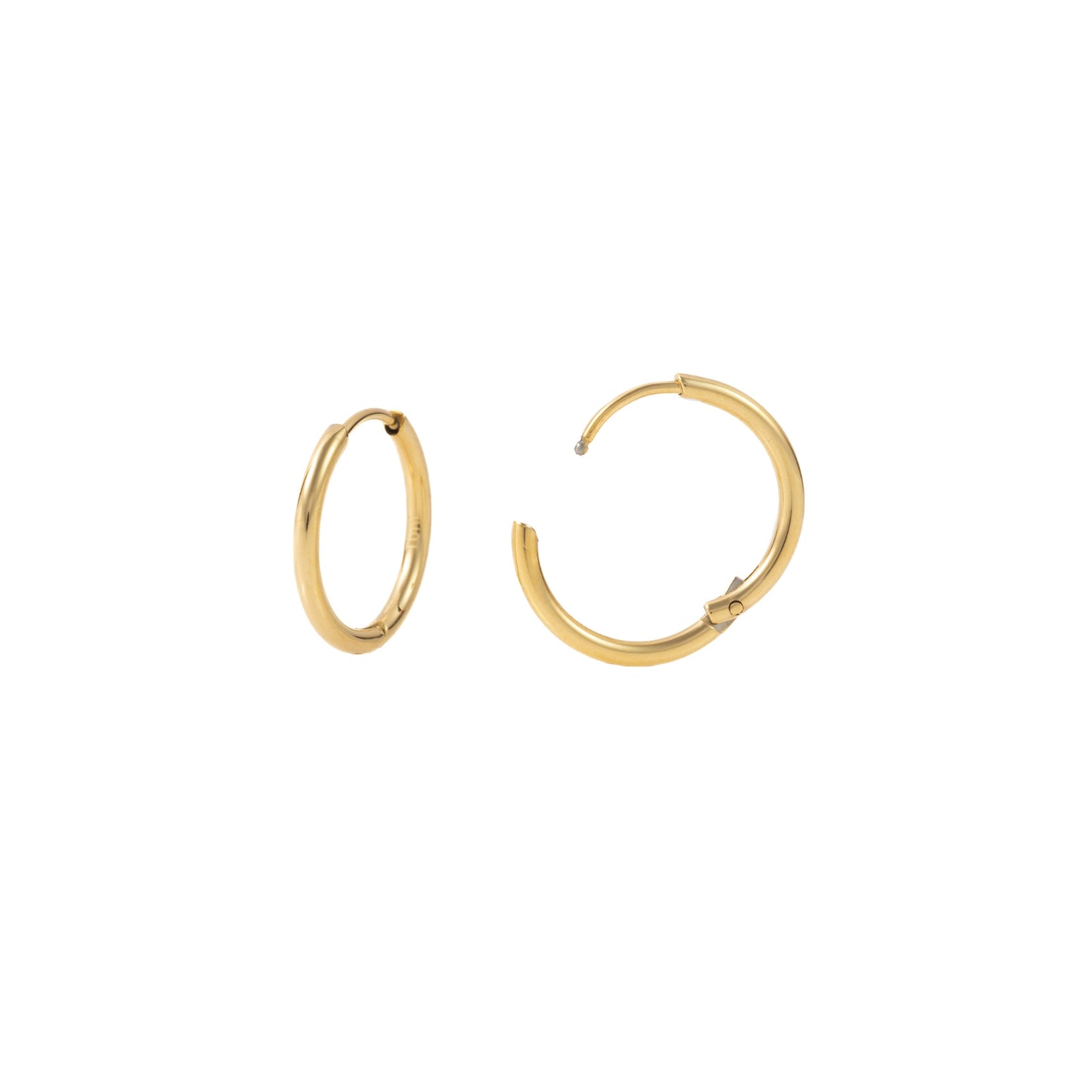 "Victoria" 1.5mm thickness in Gold Plated – Sold as a Pair or Individually