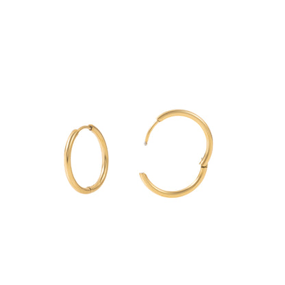 "Victoria" 1.5mm thickness in Gold Plated – Sold as a Pair or Individually