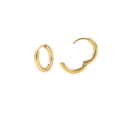 "Victoria" 2.5mm thickness in Gold Plated – Sold as a Pair or Individually