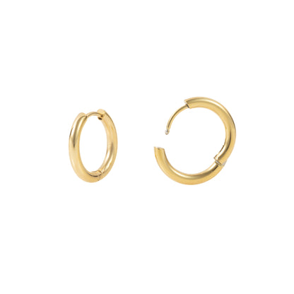 "Victoria" 2.5mm thickness in Gold Plated – Sold as a Pair or Individually