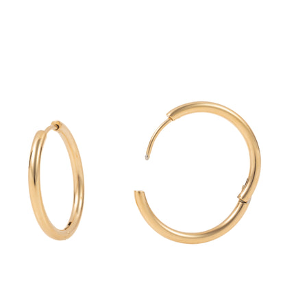 "Victoria" 3mm thickness in Gold Plated – Sold as a Pair or Individually